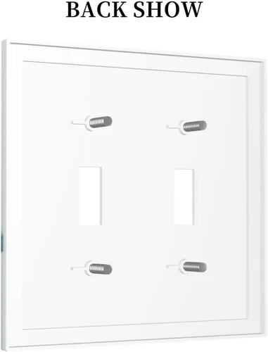 Miniatura 4 de Placa de pared de tortugas marinas, hierba oceánica, medusas, peces y algas marinas, placa de pared de doble palanca, cubierta de interruptor de luz