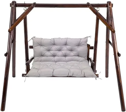 Miniatura 13 de Cojines de repuesto para columpio con respaldo, cojín de banco impermeable para exteriores, 2-3 plazas, para muebles de jardín y patio