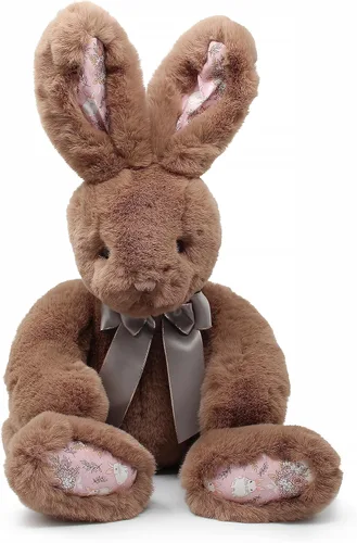 Miniatura 2 de oits cute Peluche de piel sintética de 24 pulgadas para niña, bebé, niño (marrón)