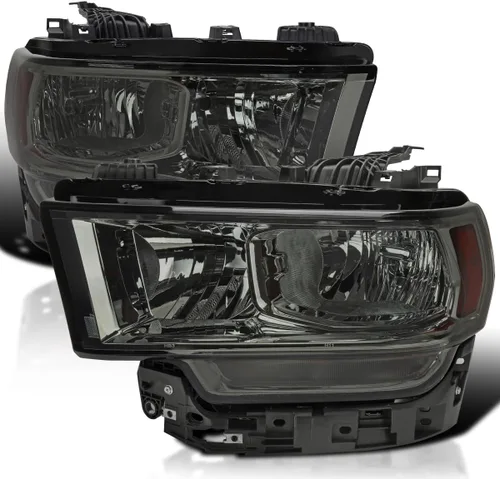 Miniatura 8 de SPEC-D TUNING Faros delanteros negros compatibles con Ram 2500, 3500 2019-2024, par izquierdo + derecho