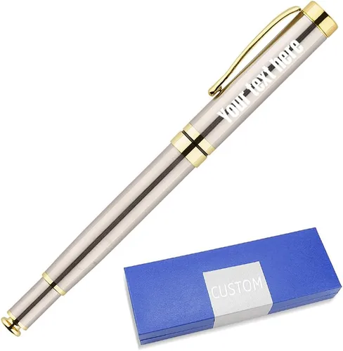 Miniatura 8 de Bolígrafos personalizados, el mejor juego de regalo de bolígrafo para hombres y mujeres, profesional, oficina ejecutiva, bonitos, bolígrafo negro