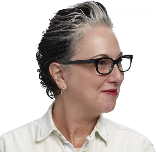 Miniatura 6 de eyebobs Lectores unisex premium Over Served, negro, aumento de 1.50