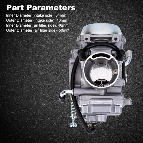 Miniatura 4 de Carburador para Polaris Sportsman 500 600 700 Magnum 425 Ranger 425 500 ATV con filtro de aire Assy