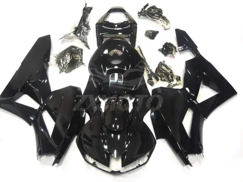 Miniatura 6 de Kit de carenados de plástico ABS negro mate para Honda CBR600 F4 1999-2000