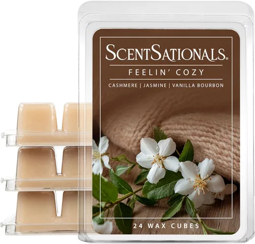 Miniatura 6 de ScentSationals Zen - Cera perfumada para derretir - Eucalipto, menta verde y sándalo, 10 onzas (24 cubos)