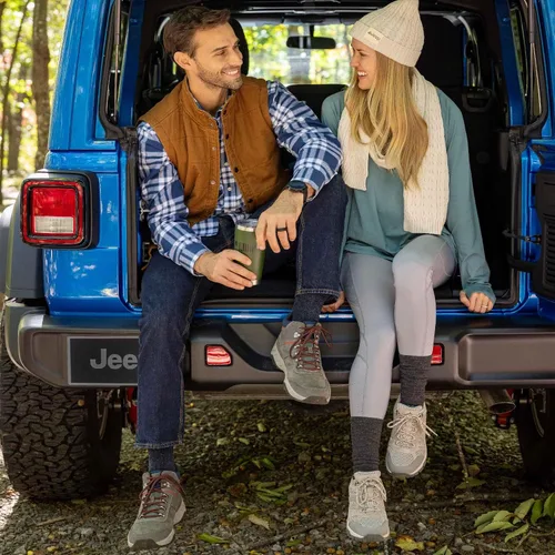 Miniatura 3 de Jeep Women's Wool Blend Breathable Mesh Crew Socks (1-Pack)