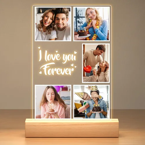 Miniatura 19 de Bulaient Marco de fotos personalizado con fotos, marcos de fotos personalizados, marco de fotos personalizado, regalos de aniversario personalizados