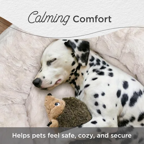 Miniatura 4 de Best Friends by Sheri - The Original Calming Donut - Cama calmante en forma de dona para perros y gatos - Pelo corto, gris, S, 23 x 23 pulgadas Gris