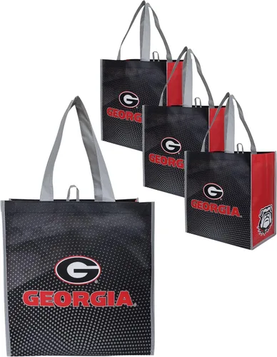 Miniatura 4 de FOCO Bolsas de compras reutilizables con logotipo del equipo de la NCAA