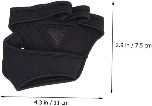 Miniatura 5 de INOOMP Guantes de gimnasio para hombres y mujeres, guantes de entrenamiento para hombres, guantes de mano para hombres y hombres, guantes sin dedos