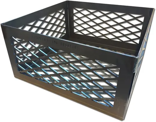 Total Control® Barbacoa cesta de carbón para ahumador, caja de fuego 12 x 12 x 6 para B-B-Chef Brinkmann para Char-Broil Chargriller New Braunsfel