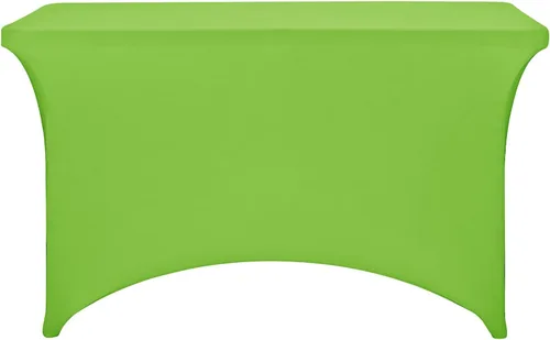 Miniatura 2 de LZY Mantel de mesa elástico ajustable de elastano para mesa plegable de 4, 6 o 8 pies, mantel rectangular de cóctel, perfecto para fiestas