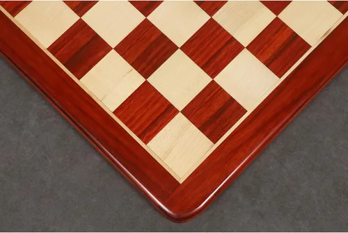Miniatura 5 de RoyalChessMall - Tablero de ajedrez de madera de palisandro y arce de 19 pulgadas, cuadrado de 1.969 in