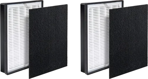 Fette Filter - Juego de 2 filtros de repuesto para purificador de aire premium, compatible con purificador de aire Levoit LV-H126 (2 Hepa 2 carbono)