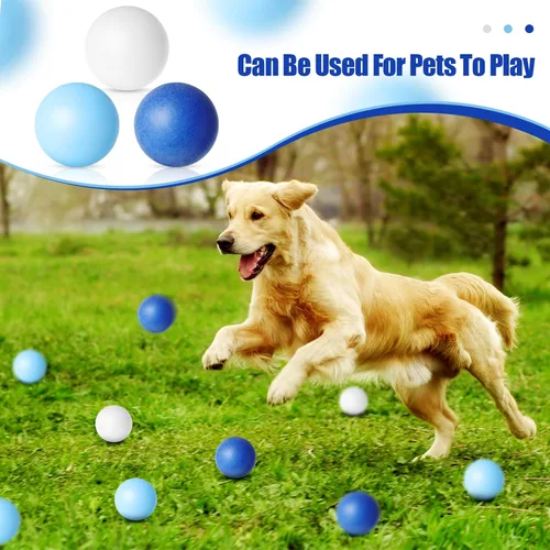 Miniatura 5 de Libima 120 unidades de pelotas de tenis de mesa coloridas de 40 mm, pelotas de plástico a granel para el 4 de julio, carnaval, boda
