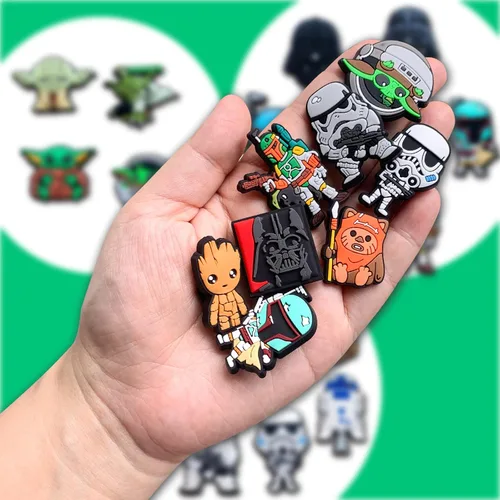 Miniatura 4 de 20 35 dijes para zapatos para decoración de zuecos y sandalias, accesorios de zapatos para niños y hombres, regalos de fiesta
