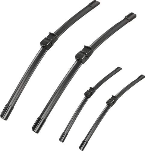 Miniatura 9 de Limpiaparabrisas delantero compatible con BMW X6 E71 E72 2008-2012, limpiaparabrisas delantero de goma suave, parabrisas automático de 24 pulgadas