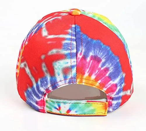 Miniatura 3 de BEARUN Gorra de béisbol de algodón con teñido anudado de perfil bajo, gorra de béisbol de hiphop, sombrero de papá