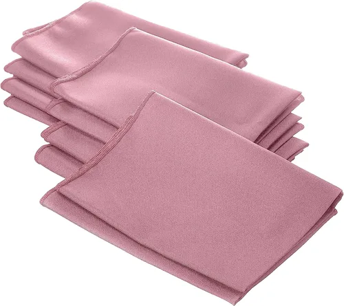 Miniatura 112 de LA Linen Paquete de 10 servilletas de popelina de poli, servilletas de tela suave, servilletas lavables y reutilizables, servilletas de mesa