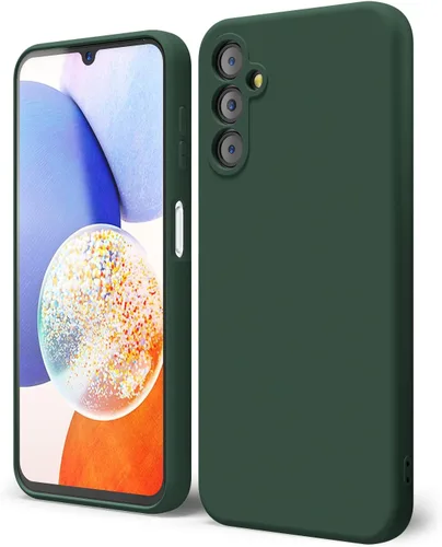 Miniatura 38 de oakxco Funda para teléfono Samsung Galaxy A12 con agarre de silicona líquida, linda delgada fina suave cubierta de gel de goma TPU lisa para mujeres