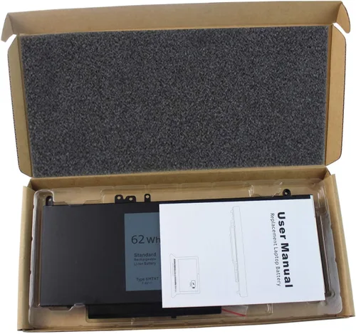 Miniatura 4 de Emanjor Batería de 7.6V 62Wh 6MT4T compatible con Dell Latitude E5470 E5570 Precision 3510 Series 7V69Y TXF9M 79VRK 07V69Y 079VRK 0TXF9M 0HK6DV