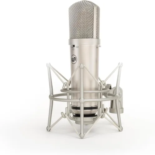 Miniatura 2 de Warm Audio WA-87jr Micrófono condensador de diafragma grande con montura de choque, sonido rico de calidad de estudio para voces, instrumentos