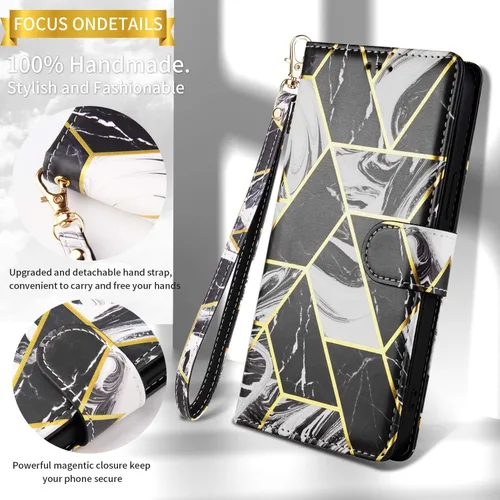 Miniatura 6 de Funda compatible con iPhone 12 Pro Max 6.7 y protector de pantalla de vidrio templado, funda de cuero con tapa para iPhone 12promax 5G i 12s Plus