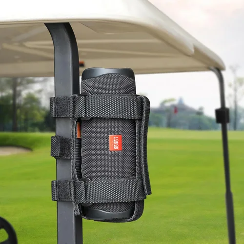 Miniatura 3 de 10L0L Soporte de altavoz mejorado para accesorios de carrito de golf, correa ajustable se adapta a soporte de altavoz inalámbrico Bluetooth