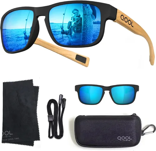 Miniatura 10 de Living out your qool time Lentes de sol polarizados flotantes de pesca resistentes al agua salada, que el revestimiento no se despega Madera