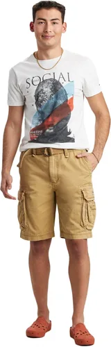 Miniatura 64 de Unionbay Survivor pantalones cortos de cargo con cinturón para hombre