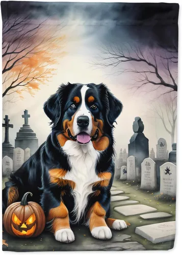 Miniatura 46 de Caroline's Treasures DAC2011GF - Bandera decorativa para jardín de Halloween con diseño de beagle para jardín, jardín, jardín, jardín, multicolor
