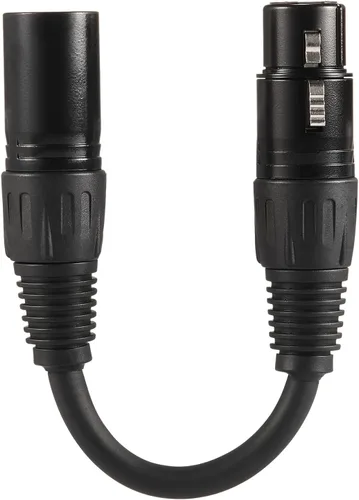 Miniatura 5 de MFL. Adaptador DMX de 3 pines a 5 pines (3 pines macho a 5 pines hembra) Señal XLR DMX cable de 3 pines a 5 pines para micrófono de iluminación