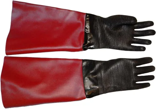 Miniatura 5 de Guantes para gabinete de chorro de arena con chorro de arena, 5.5 x 24 pulgadas, fabricados en Estados Unidos
