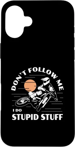 Miniatura 22 de Funda para iPhone 12 Mini Dirtbike Motocross Don't Follow Me Stupid Stuff Dirt Bike