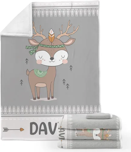 Miniatura 12 de ZouZou Mantas de bebé personalizadas con nombre, mantas de bebé personalizadas para niños, manta de bebé de avión, el mejor regalo para bebé, recién