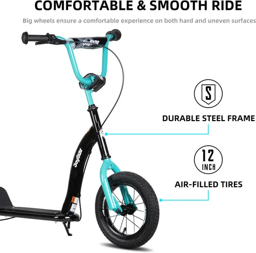 Miniatura 2 de JOYSTAR Patinete para niños de 5 años o más, adolescentes y jóvenes, scooter ligero para niños con manubrio ajustable, scooter de 2 ruedas