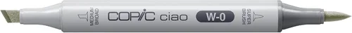 Miniatura 2 de Copic Marcadores W0 Ciao con punta reemplazable, gris cálido, No.0 Gris cálido 0