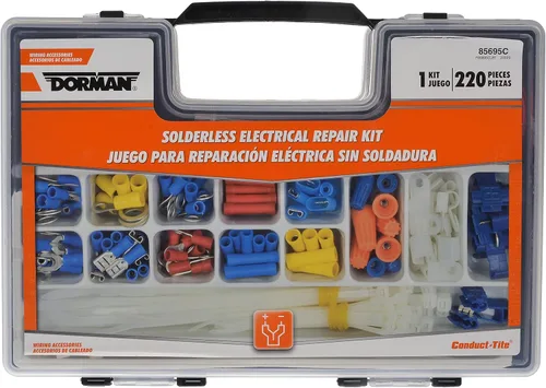Miniatura 3 de Dorman 85695C Kit de reparación de terminales de 208 piezas con estuche