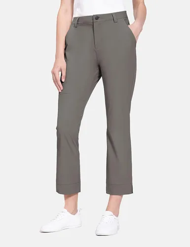 Miniatura 2 de BALEAF Pantalones de golf para mujer elásticos ligeros de secado rápido resistentes al agua con bolsillo con cremallera