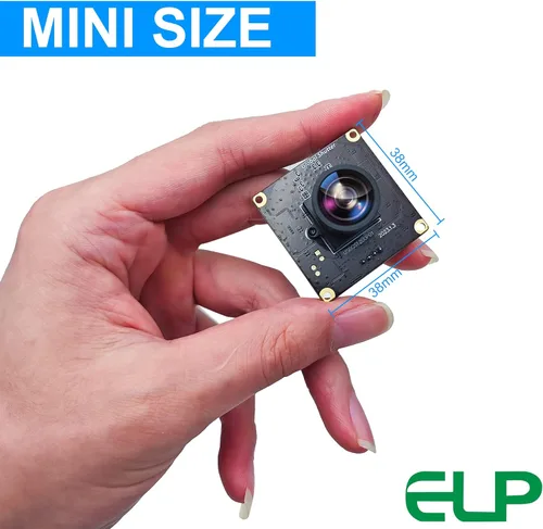 Miniatura 8 de ELP Módulo de cámara USB de obturador global gran angular de alta velocidad para computadora 1080P Mini UVC USB2.0 Tablero de cámara web con lente
