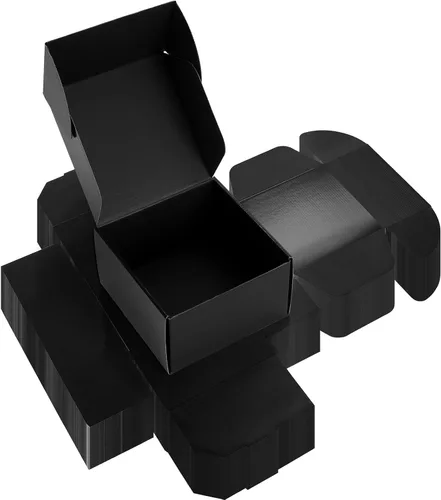Miniatura 29 de Rempry Cajas de envío negras de 9 x 6 x 4 pulgadas, paquete de 20 cajas de cartón para pequeñas empresas, cajas de regalo para embalaje de envío