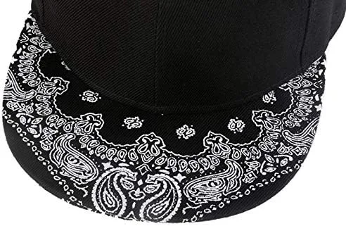 Miniatura 3 de CNUSER Snapback Hats for Men Women,Fashion Baseball Cap,Hip Hop Flat Bill Brim Adjustable Dad Hats