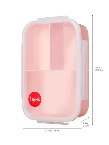 Miniatura 3 de 3 Sprouts Lonchera Bento Box - Contenedor de 3 compartimentos para niños - Ciervo