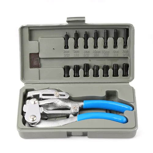 Miniatura 2 de Kit de Punzón Manual de Chapa Metálica con Apalancamiento Compuesto