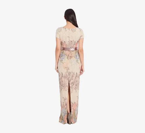 Miniatura 2 de Adrianna Papell Vestido de columna Matelasse para mujer