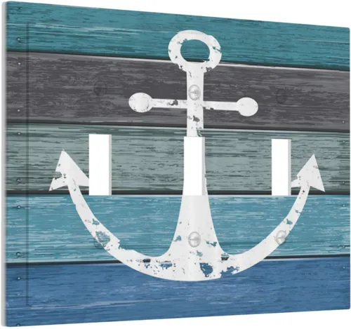 Miniatura 125 de Cubiertas decorativas para placa de interruptor, bandera estadounidense, receptáculo de 1 banda, placa de pared dúplex, cubierta de interruptor