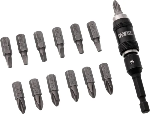 Miniatura 2 de DEWALT Set de soporte de broca pivotante con puntas para atornillar y soporte de broca magnético, 14 piezas (DWPVTC14)
