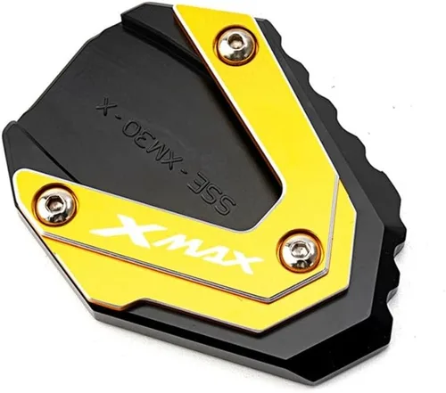 Miniatura 7 de WONANG Motorcycle Side Stand pad for Y&AMAHA Xmax 300 2023 Xmax 125 250 400 X-MAX300 Motorcycle CNC Side Stand Enlarger Kickstand Pad (Color : 1)