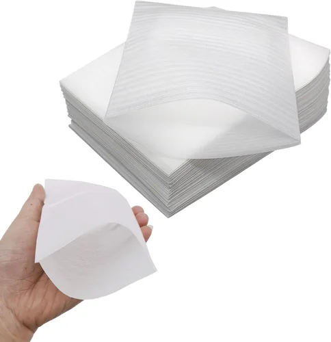 100 paquetes de 3.9 in x 5.9 in 4 x 6 pulgadas, bolsas de espuma de espuma para embalaje de forma segura, suministros de contenedores para artículos