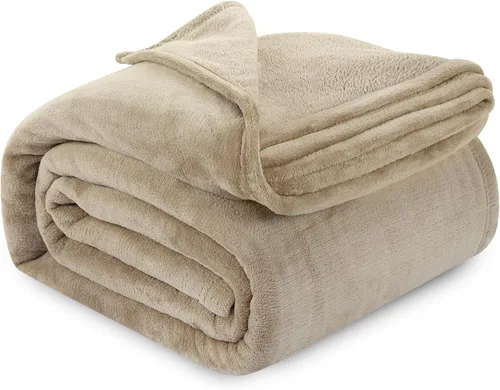 Miniatura 19 de Utopia Bedding Manta de forro polar negro, tamaño individual, ligera, mullida, suave, antiestática de microfibra (60 x 80 pulgadas)